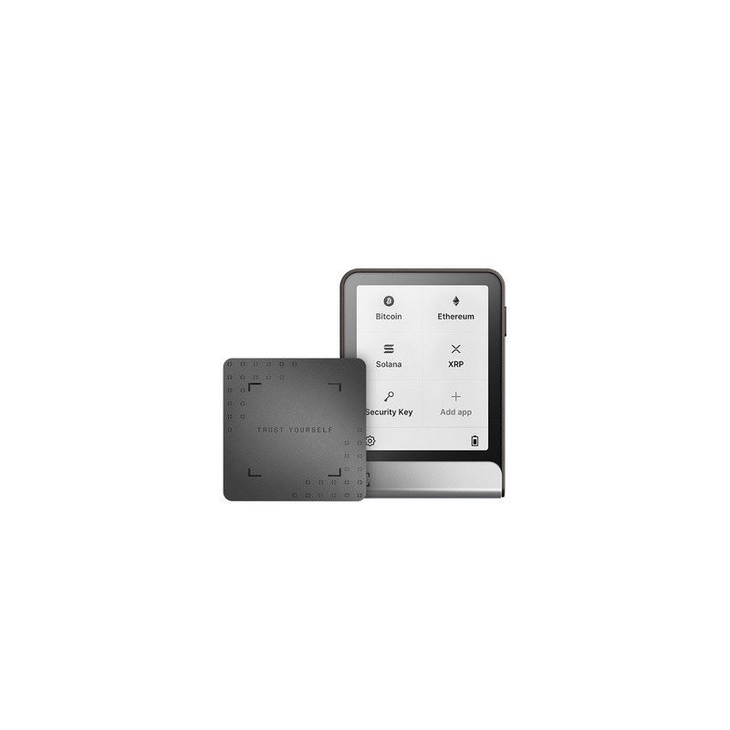 Denarnica za kriptovalute Ledger Flex z Recovery Key, grafitna