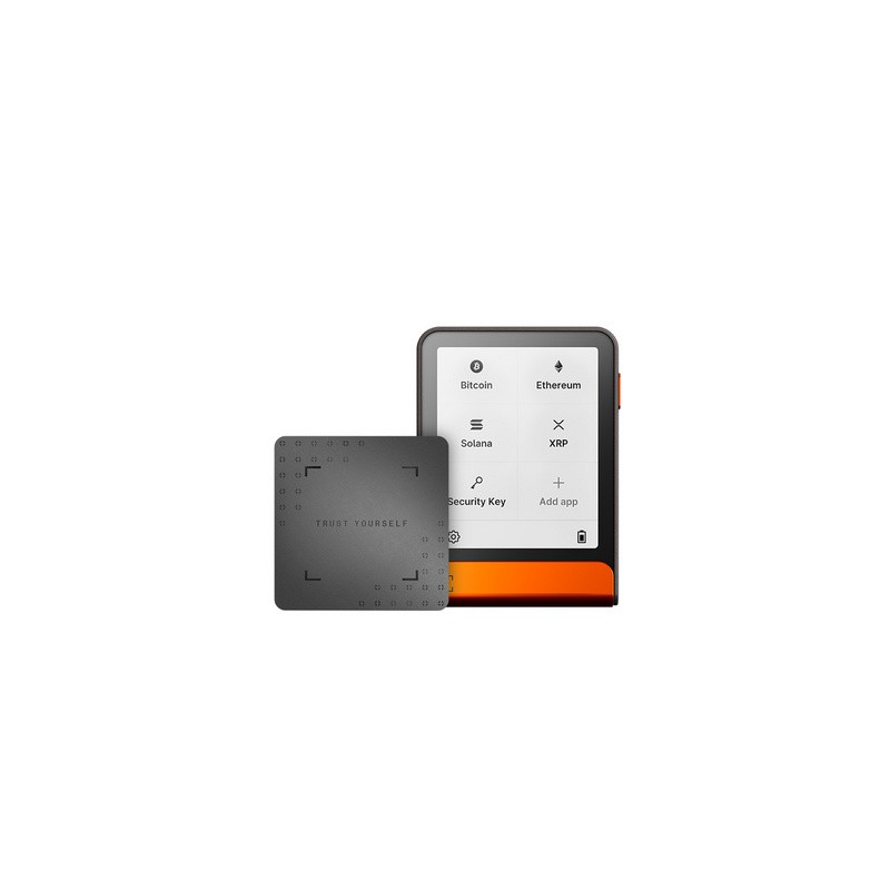 Denarnica za kriptovalute Ledger Flex z Recovery Key, oranžna