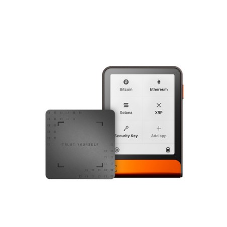 Denarnica za kriptovalute Ledger Flex z Recovery Key, oranžna