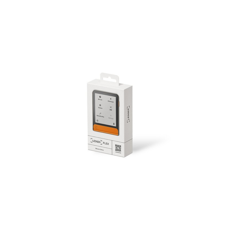 Denarnica za kriptovalute Ledger Flex z Recovery Key, oranžna