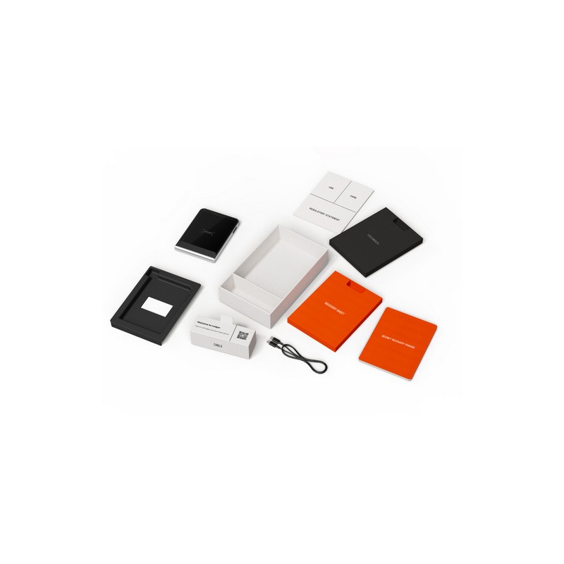 Denarnica za kriptovalute Ledger Flex z Recovery Key, oranžna