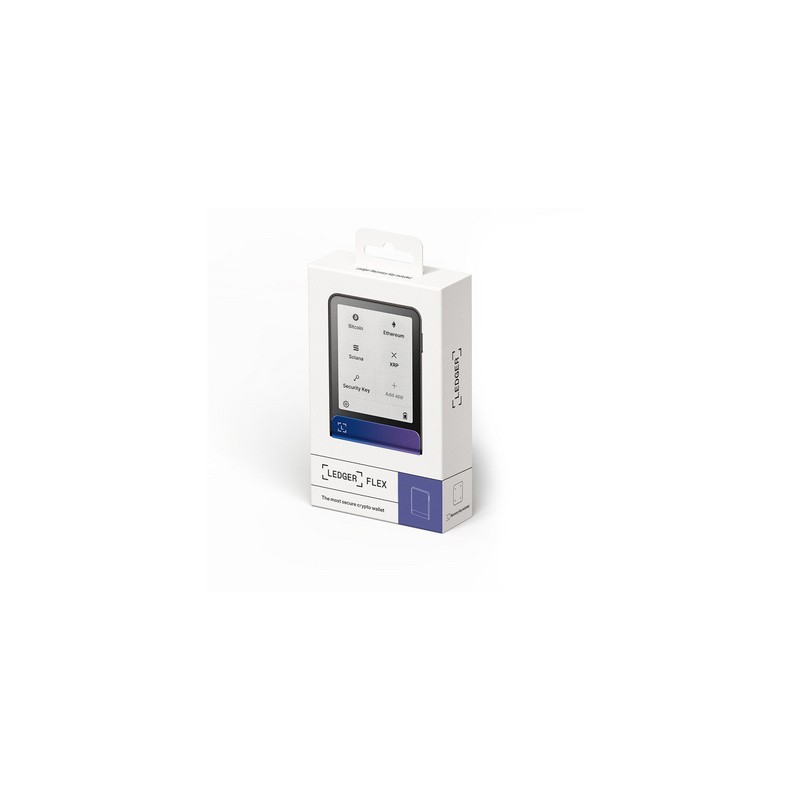 Denarnica za kriptovalute Ledger Flex z Recovery Key, modra