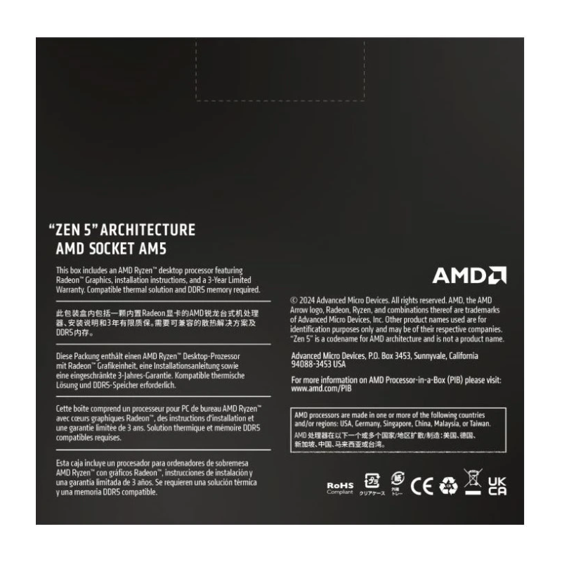 Procesor AMD Ryzen 9 9950X BOX