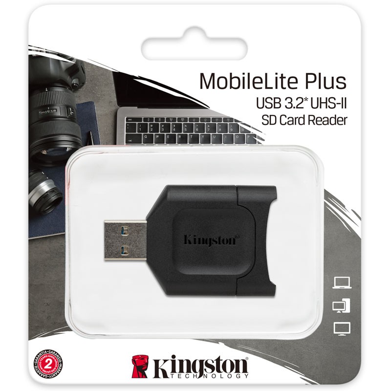 Čitalec kartic Kingston MobileLite Plus, USB-A, SDHC