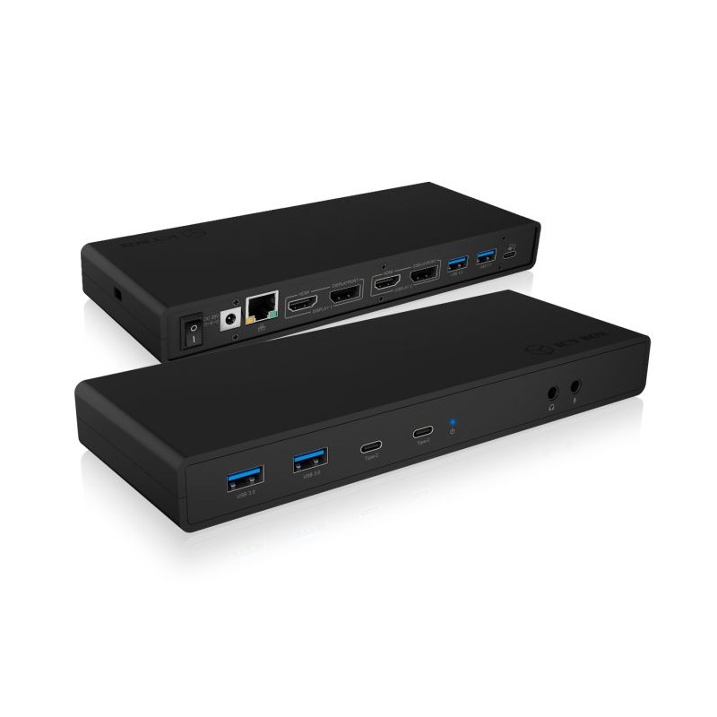 Prilopna postaja Icybox IB-DK2245AC, USB-C