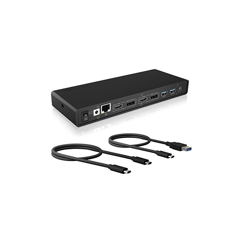 Prilopna postaja Icybox IB-DK2245AC, USB-C