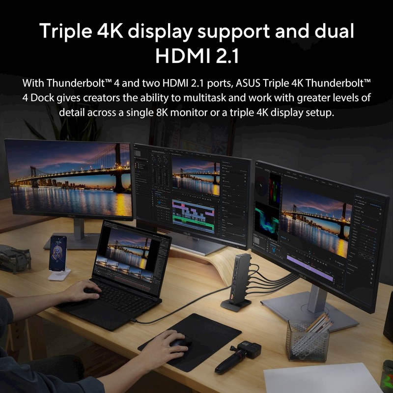 Priklopna postaja ASUS DC500, Thunderbolt 4