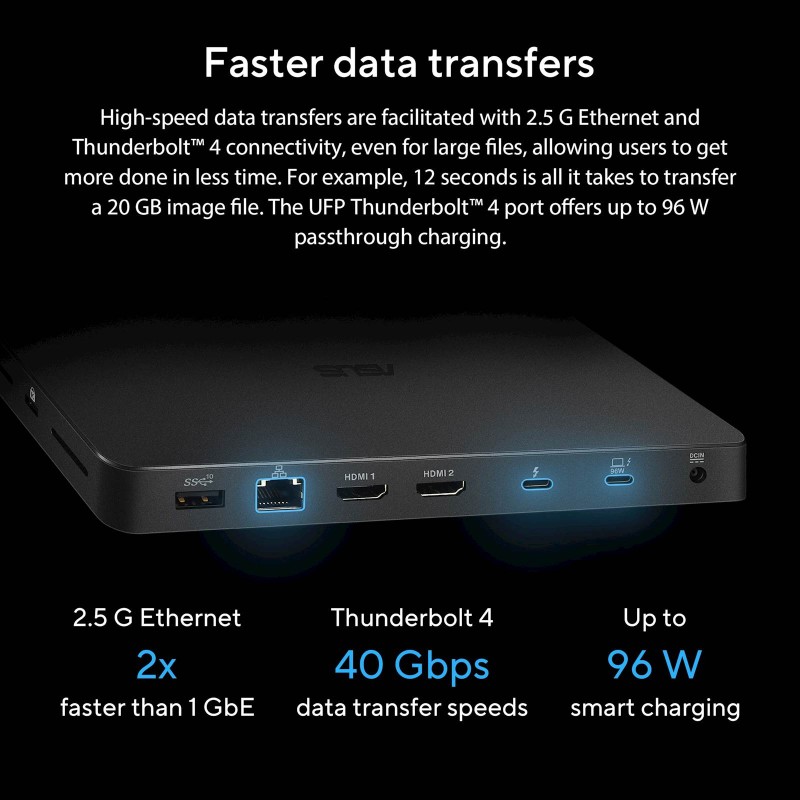 Priklopna postaja ASUS DC500, Thunderbolt 4