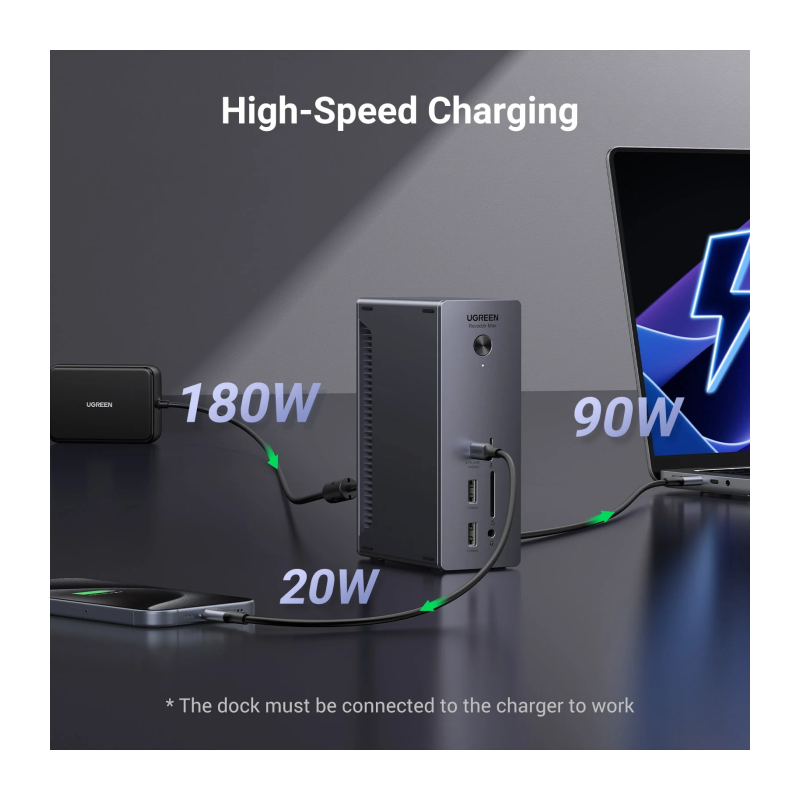 Priklopna postaja Ugreen Revodok Max 213, USB-C, 13-v-1
