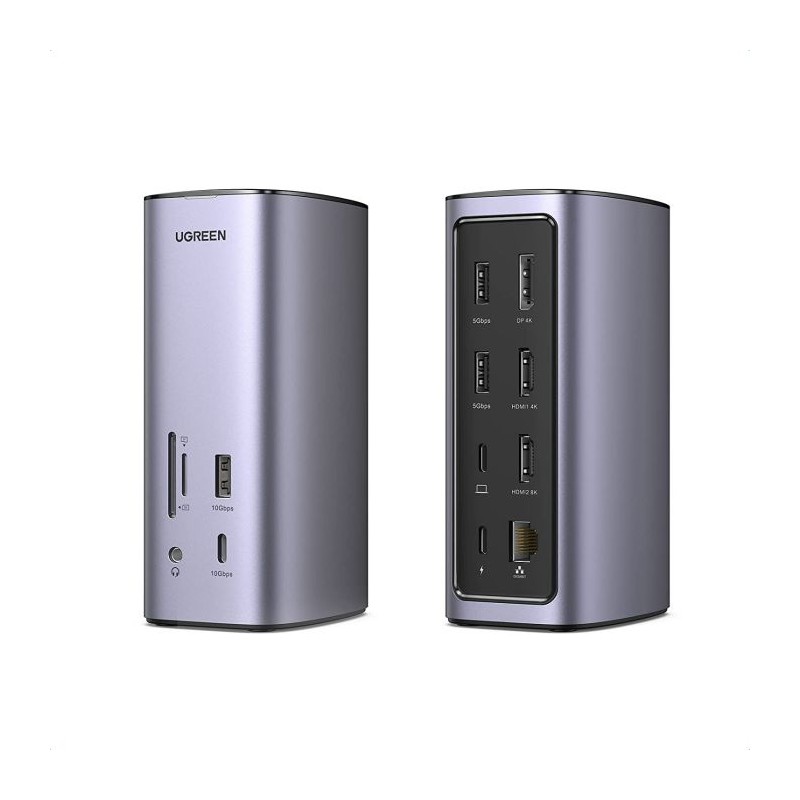 Priklopna postaja Ugreen Revodok Pro 312, USB-C, 12v1