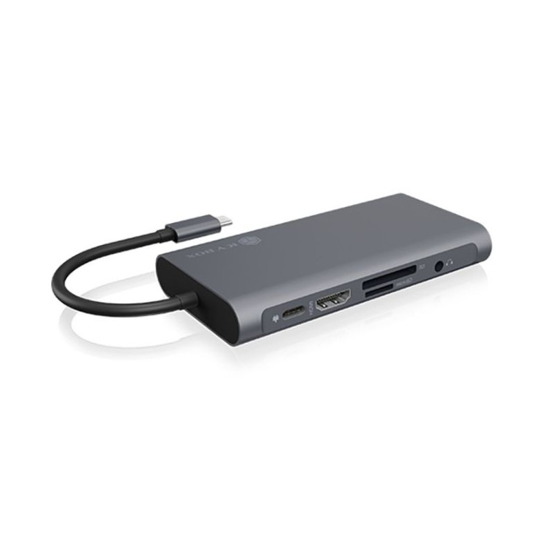 Priklopna postaja Icybox IB-DK4040-CPD, USB-C