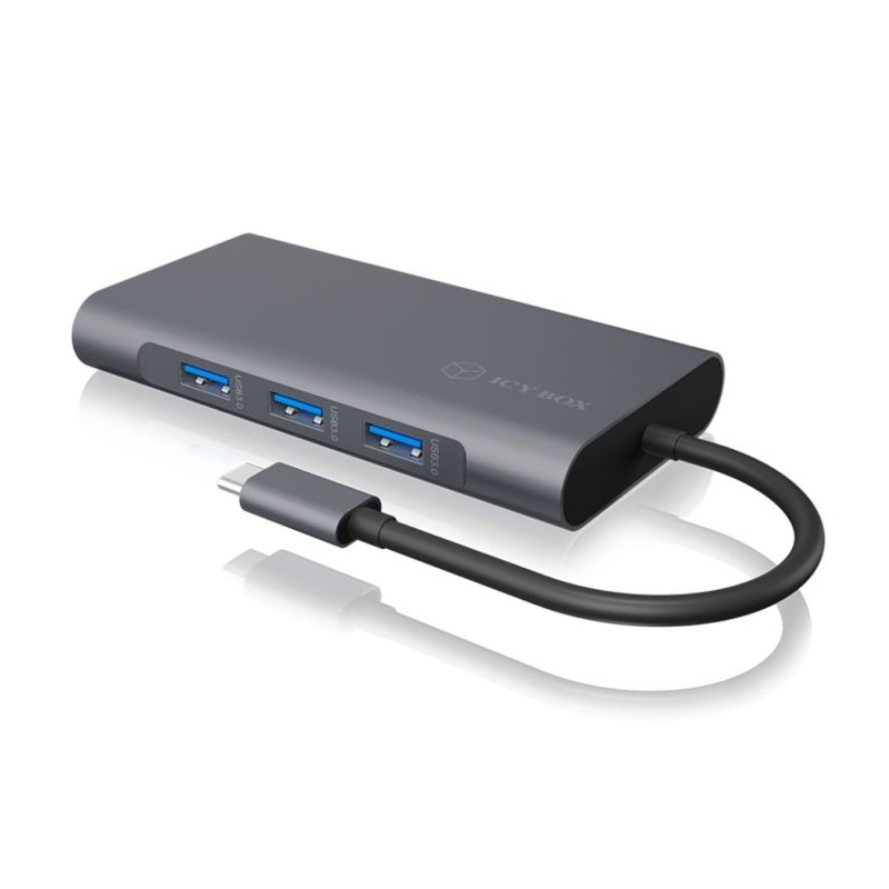 Priklopna postaja Icybox IB-DK4040-CPD, USB-C