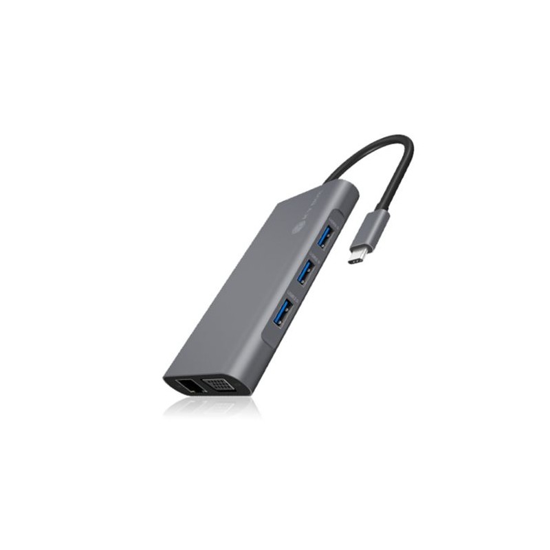 Priklopna postaja Icybox IB-DK4040-CPD, USB-C