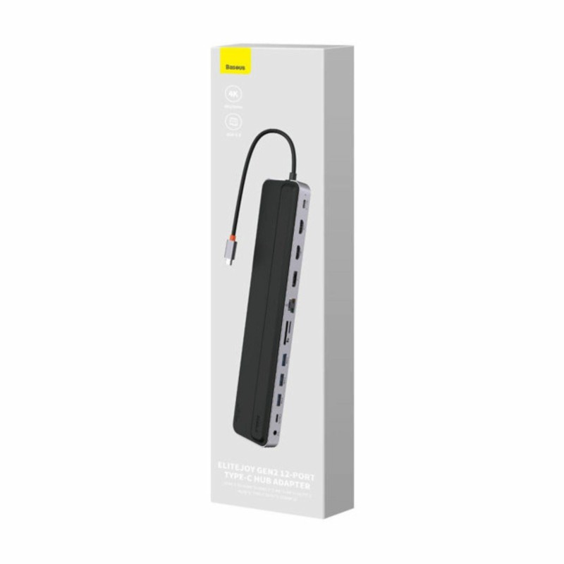 Priklopna postaja Baseus WKSX030213, 12v1, USB-C, siva