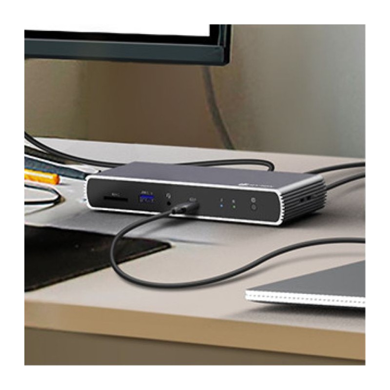 Priklopna postaja Icybox IB-DK4012-CPD, USB-C, 9v1