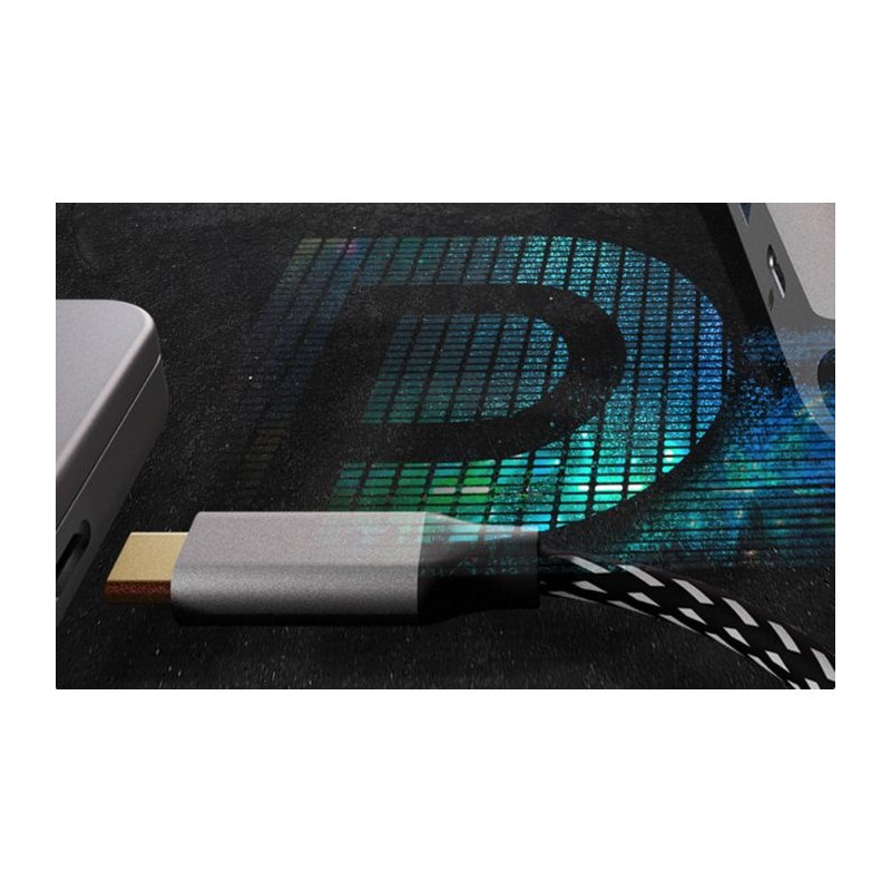 Priklopna postaja Icybox IB-DK4012-CPD, USB-C, 9v1