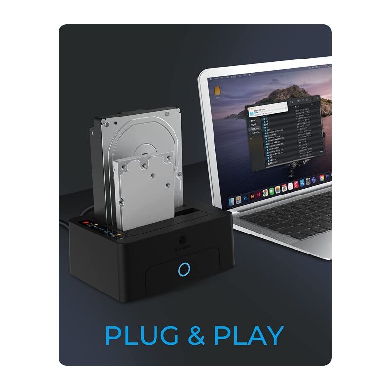 Icybox IB-1232CL-U3 docking & clone postaja za 2,5 in 3