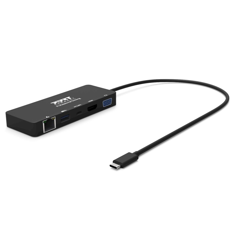 Priklopna postaja PORT (USB-C, USB, VGA, HDMI, LAN)