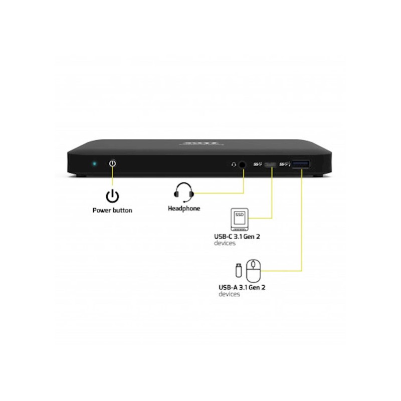 Priklopna postaja PORT (USB-A, USB-C, HDMI, DP, LAN, Avdio)
