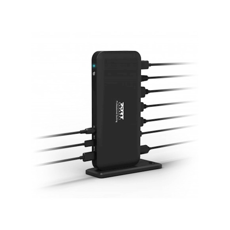 Priklopna postaja PORT (USB-A, USB-C, HDMI, DP, LAN, Avdio)