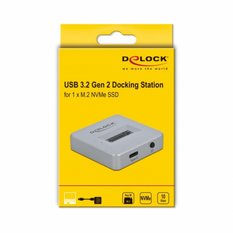 Čitalec diskov Delock USB-C 3.2 za M.2 NVMe PCIe SSD