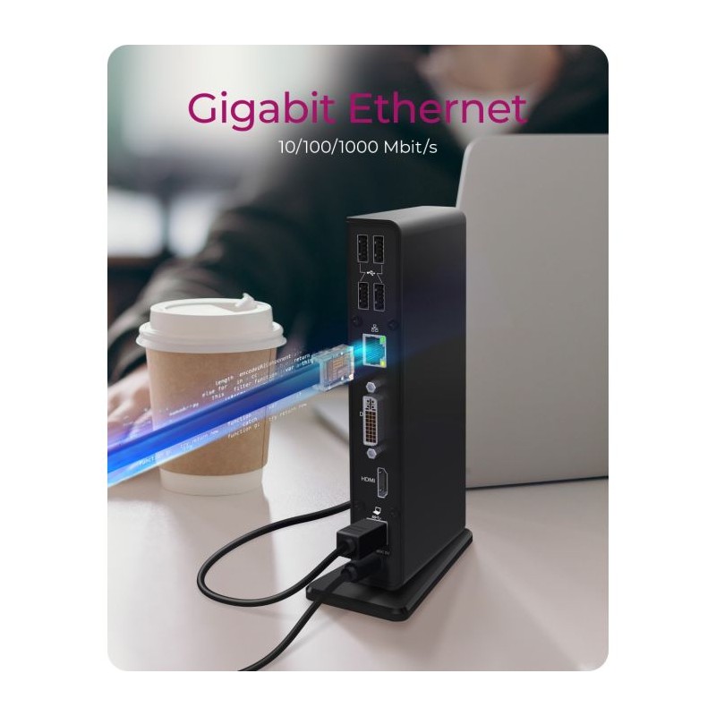 Priklopna postaja Icybox IB-DK2241AC