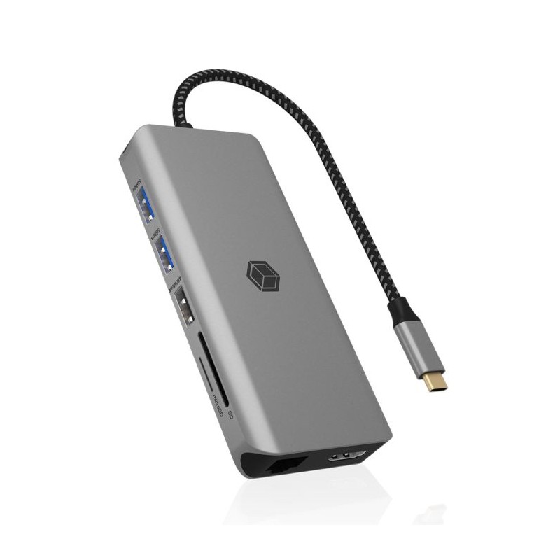 Priklopna postaja Icybox IB-DK4061-CPD, 12v1, USB Type-C, 100W