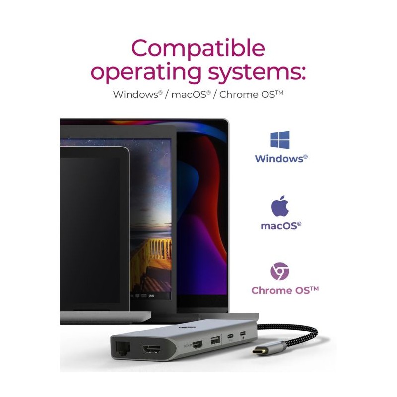Priklopna postaja Icybox IB-DK4061-CPD, 12v1, USB Type-C, 100W