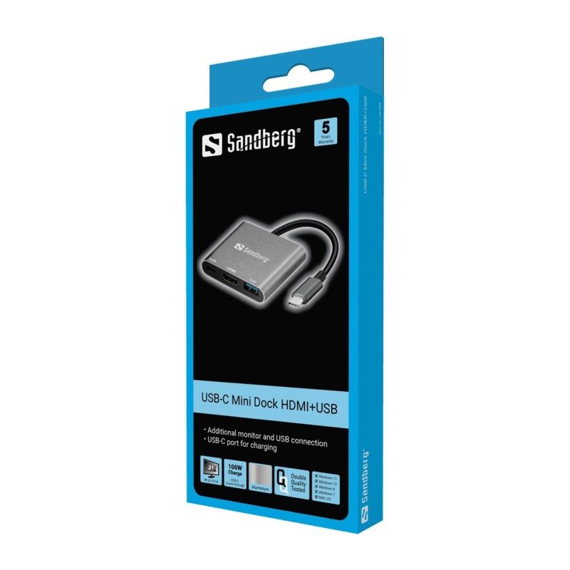 Priklopna postaja Sandberg USB-C Mini Dock