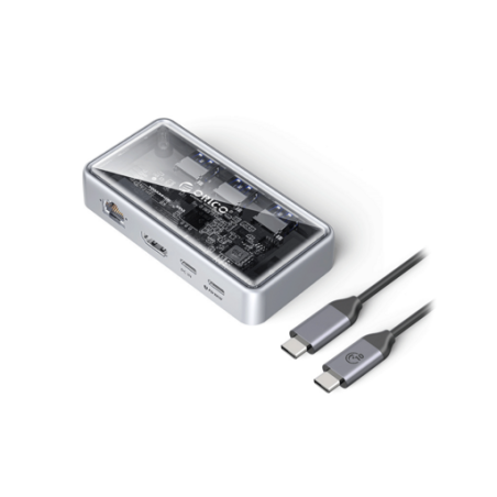 Priklopna postaja ORICO TM10-6P, USB-C, 6 v 1 (USB 3.0, HDMI, RJ-45, PD)