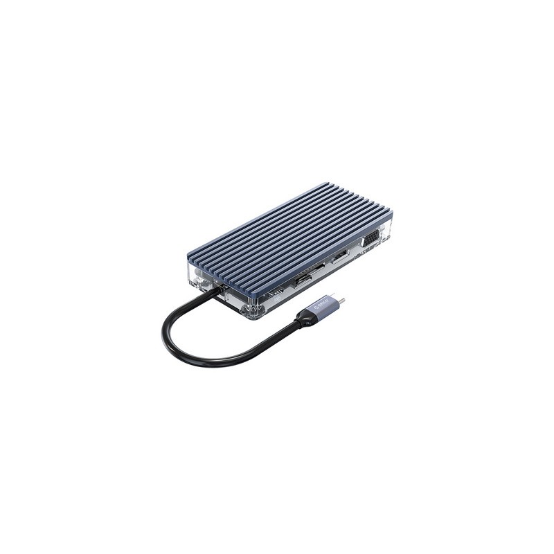 Priklopna postaja USB-C, 11 in 1, PD 100W, ORICO WB-11P