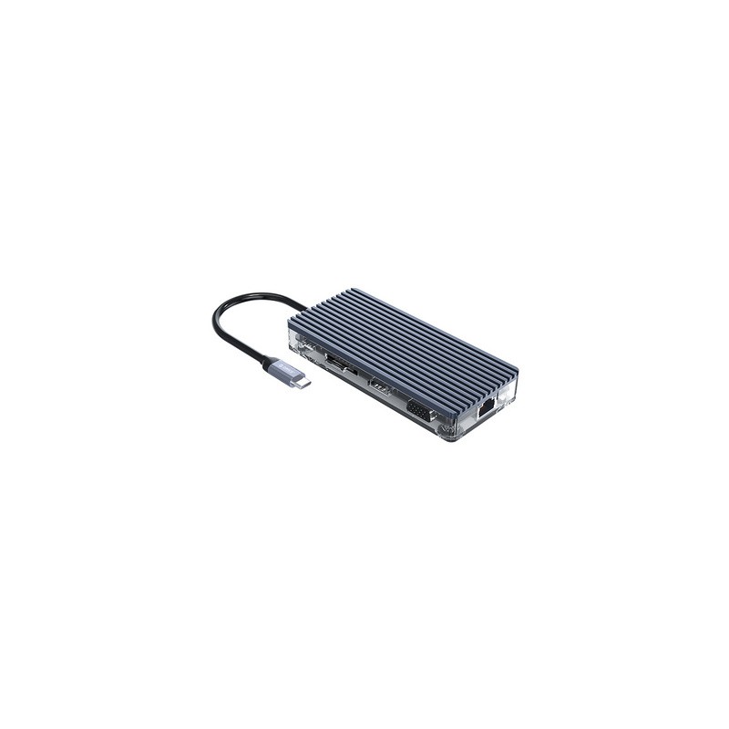 Priklopna postaja USB-C, 11 in 1, PD 100W, ORICO WB-11P