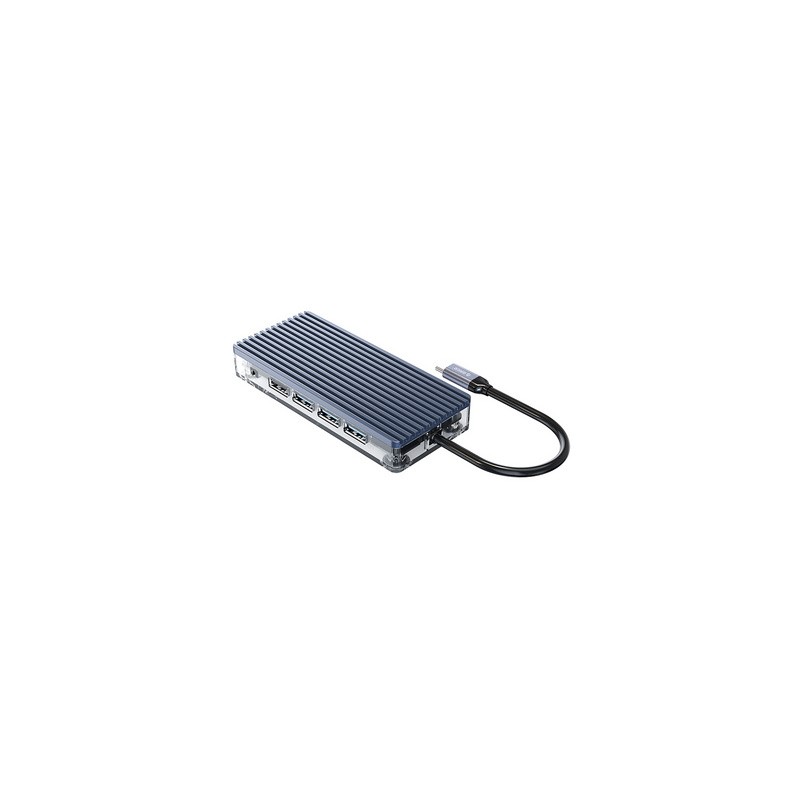 Priklopna postaja USB-C, 11 in 1, PD 100W, ORICO WB-11P