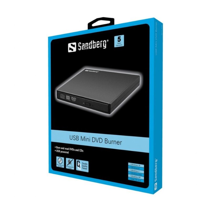 Zunanji DVD zapisovalnik Sandberg mini 133-66