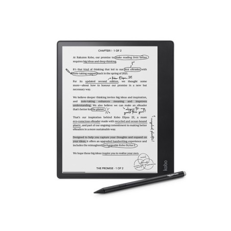 E-bralnik Kobo Elipsa 2E, 10.3 Touch, 32GB WiFi + BT, črn