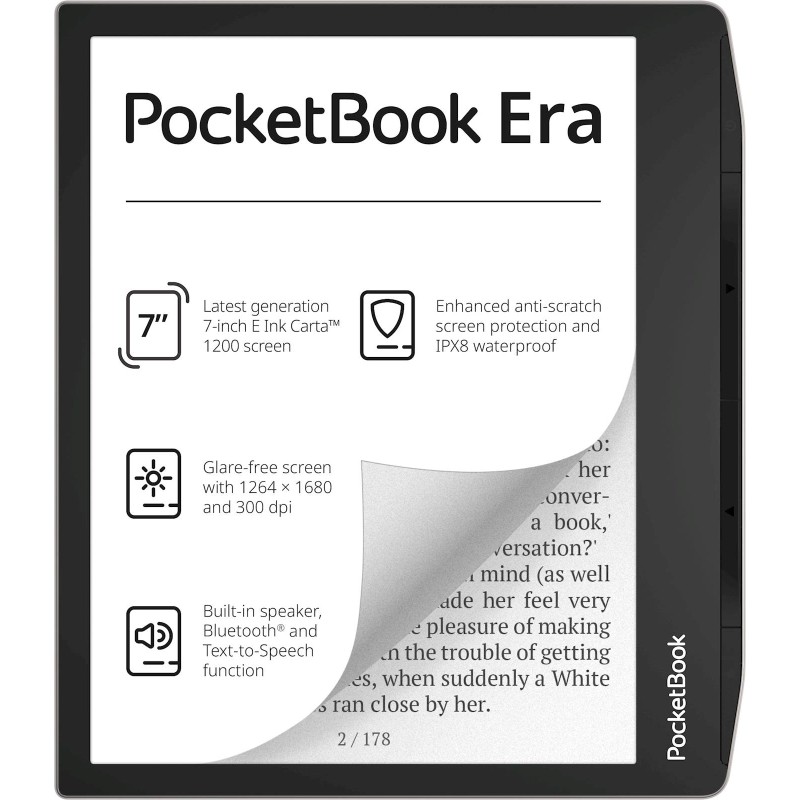 E-bralnik PocketBook Era 7, srebrn