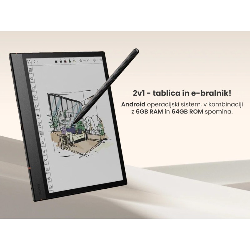 E-bralnik BOOX Note Air4 C, 10.3, 64GB, Android + pisalo