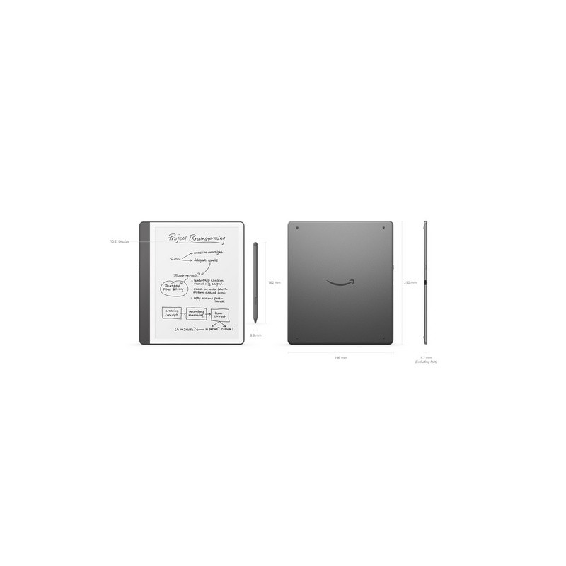 E-bralnik Amazon Kindle Scribe 2024, 32GB, WiFi, Premium Pen, siv