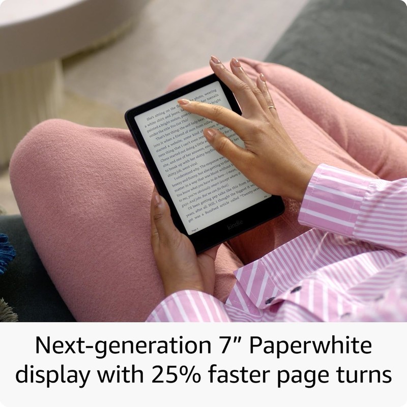 E-bralnik AMAZON KINDLE Paperwhite Signature Edition 12. Gen, 32GB, roza