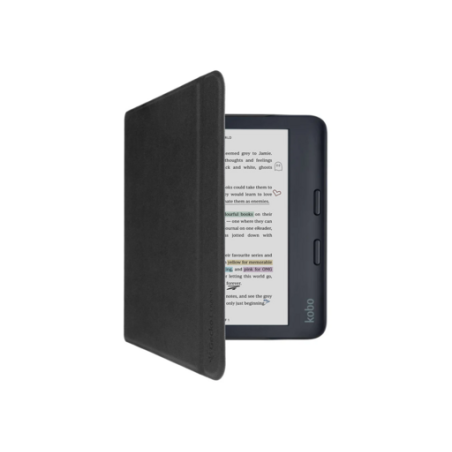 Ovitek Gecko EasyClick Eco za Kobo Libra Colour, črn