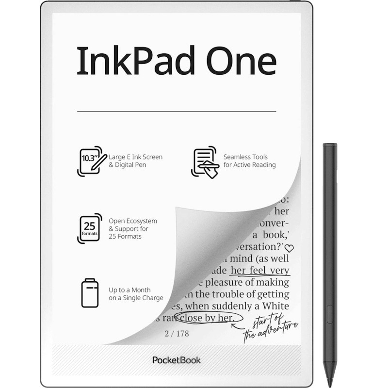 E-bralnik PocketBook InkPad One, črn