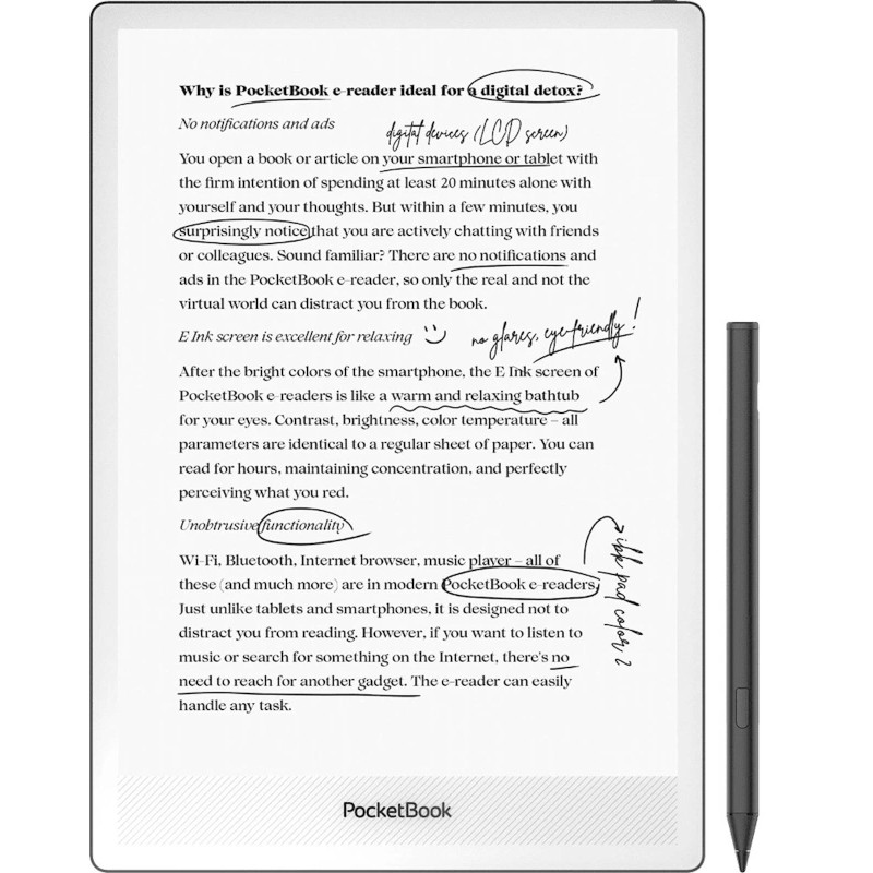 E-bralnik PocketBook InkPad One, črn