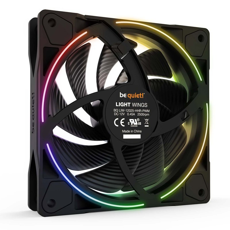 Ventilator BE QUIET! LIGHT WINGS Triple RGB 120mm 4-pin PWM