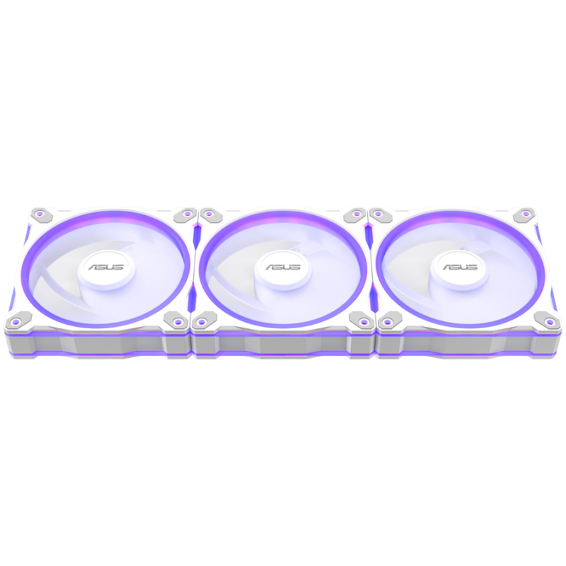 Ventilator za ohišje ASUS Prime MR120 ARGB, 3x 120mm PWM, bel