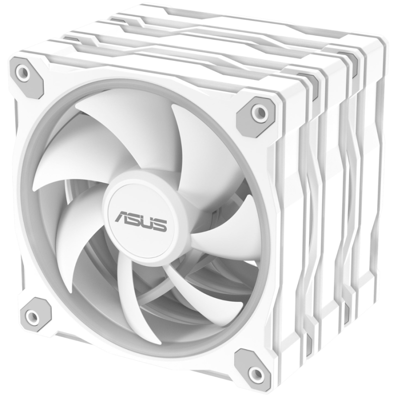 Ventilator za ohišje ASUS Prime MR120 ARGB, 3x 120mm PWM, bel