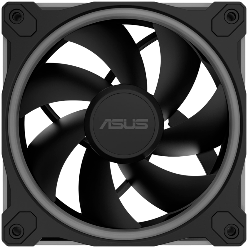 Ventilator za ohišje ASUS Prime MR120 ARGB, 120mm PWM, črn