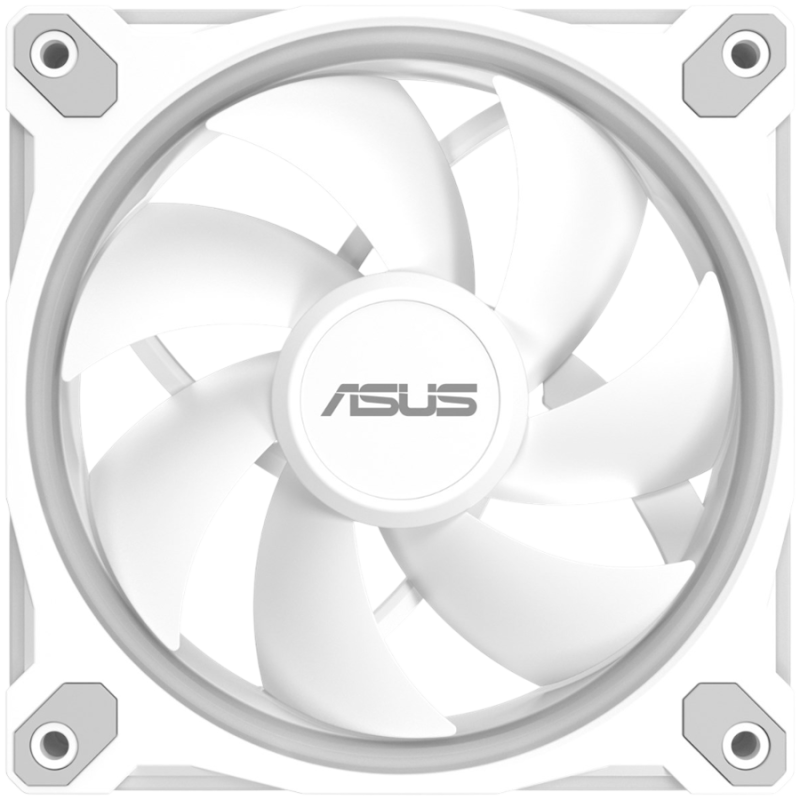 Ventilator za ohišje ASUS Prime MR120 ARGB, 120mm PWM, bel