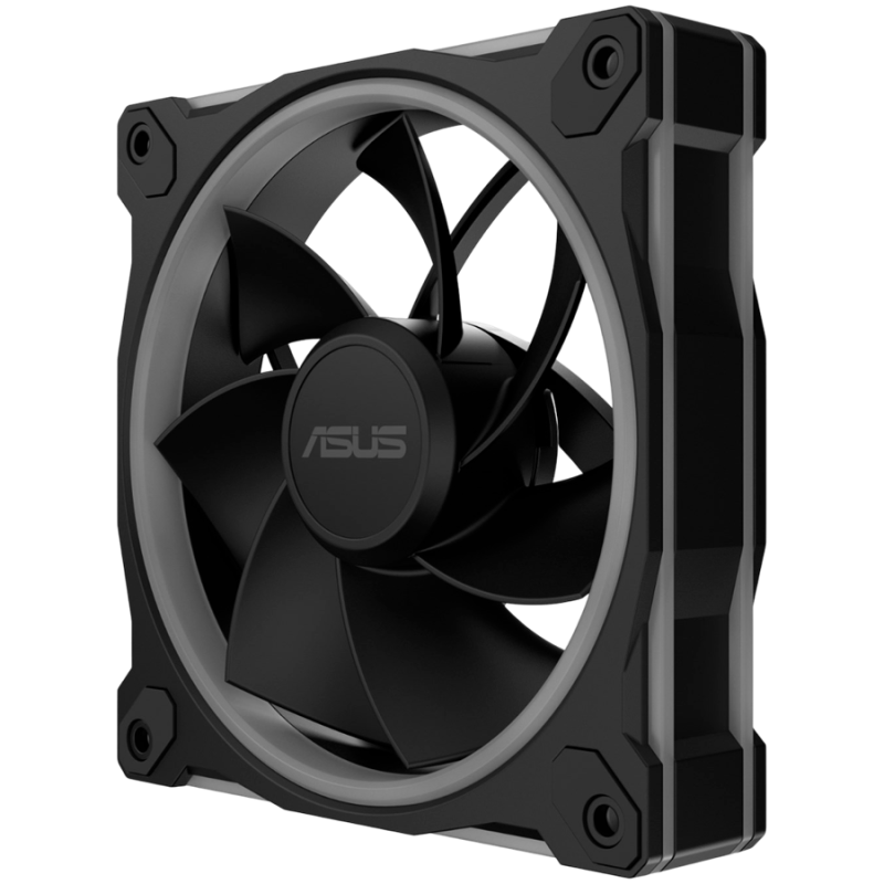 Ventilator za ohišje ASUS Prime MR120 ARGB Reverse, 120mm PWM, črn