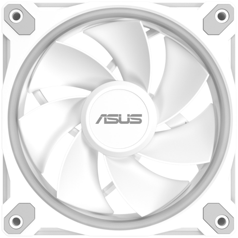 Ventilator za ohišje ASUS Prime MR120 ARGB Reverse, 120mm PWM, bel