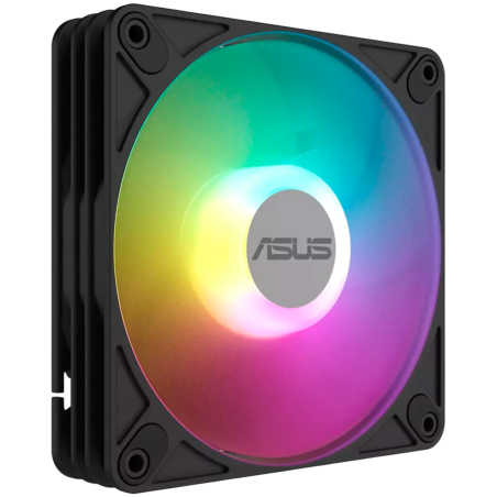 Ventilator za ohišje ASUS AR120 ARGB, 120mm PWM, črn, bulk
